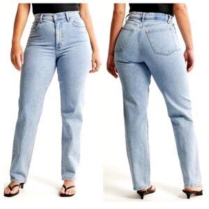 Abercrombie 90s Curve Love Jeans 00 XS Extra Short